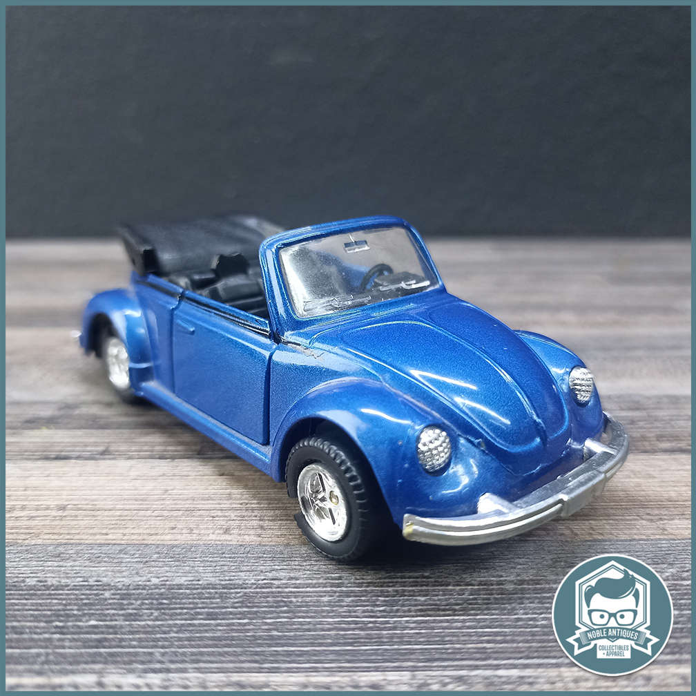 MC TOY MACAU VW VOLKSWAGEN Beetle Cabriolet METALLIC BLUE Scale 1:36!!!