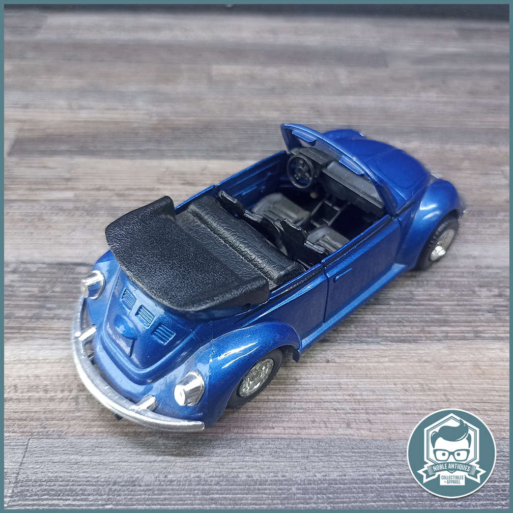 MC TOY MACAU VW VOLKSWAGEN Beetle Cabriolet METALLIC BLUE Scale 1:36!!!