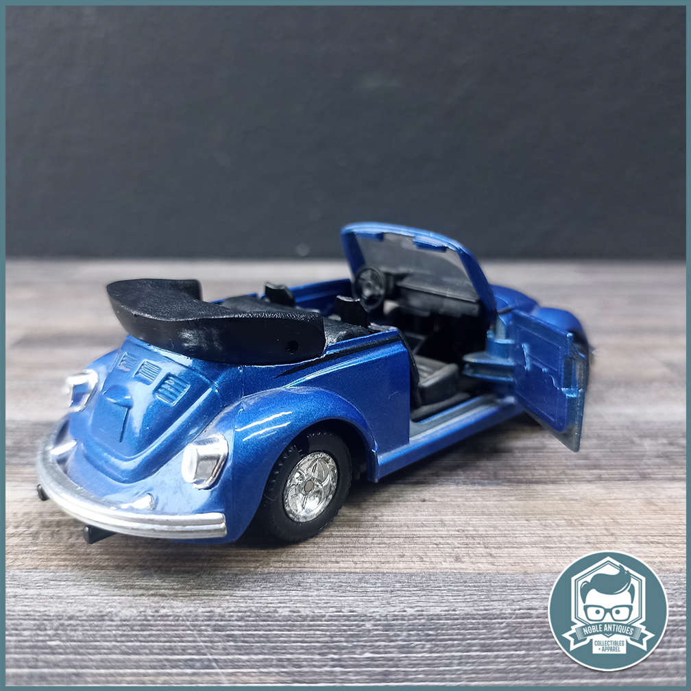 MC TOY MACAU VW VOLKSWAGEN Beetle Cabriolet METALLIC BLUE Scale 1:36!!!