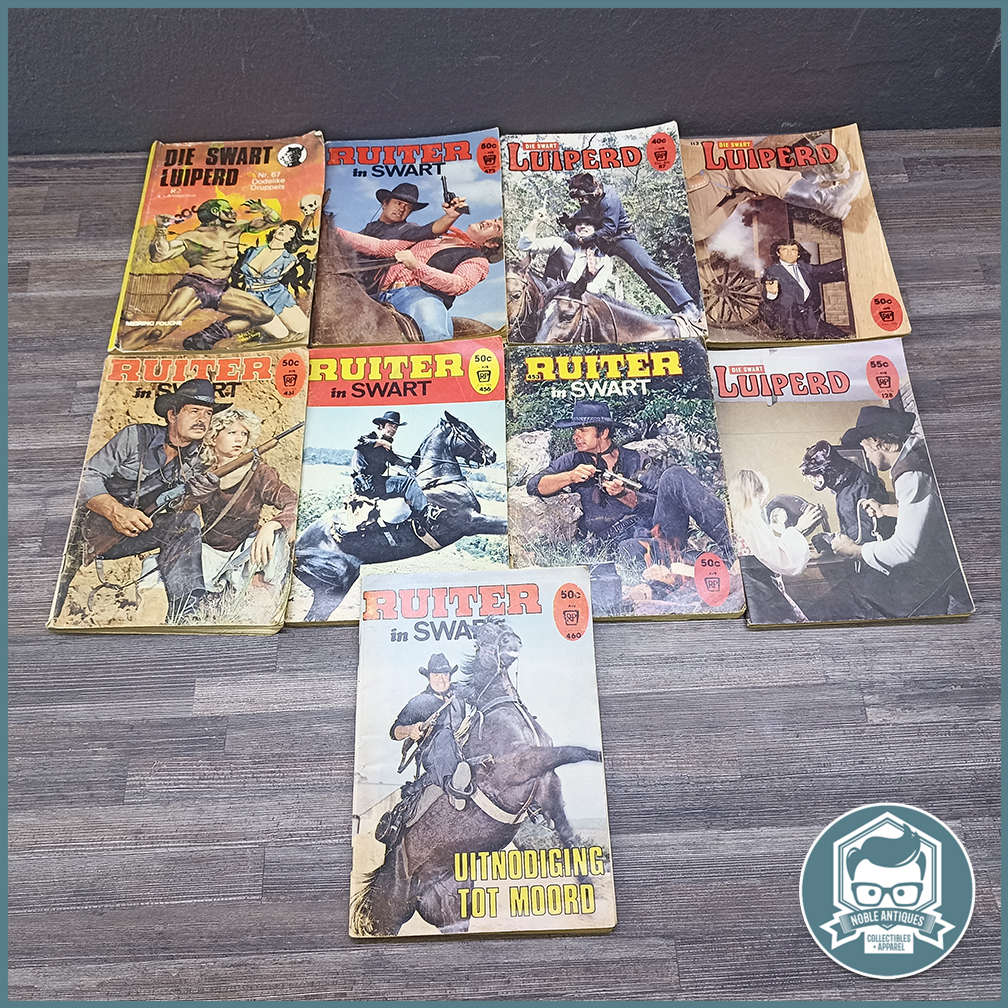 Vintage Afrikaans photo comic book Collection!!! Bid For All!!!