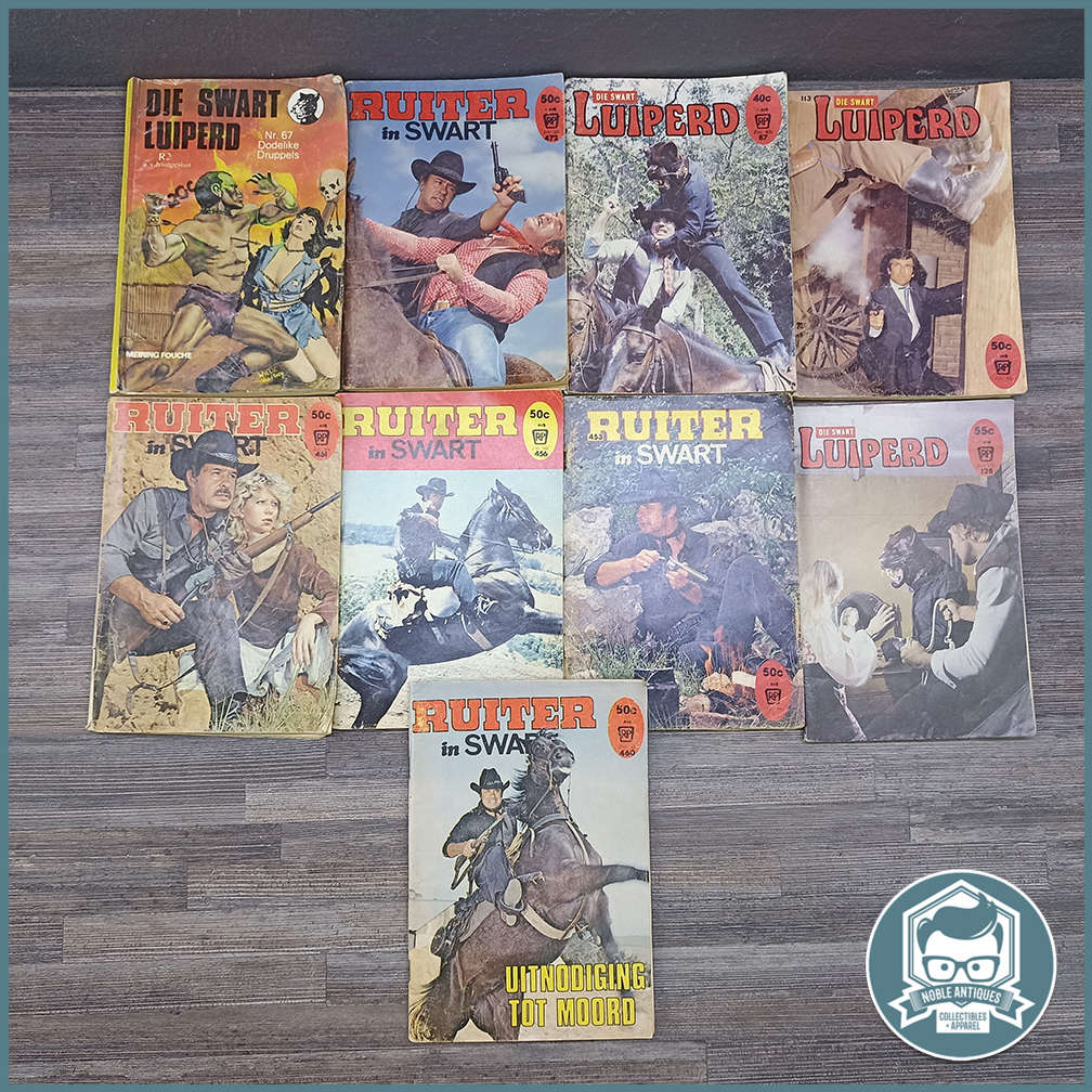 Vintage Afrikaans photo comic book Collection!!! Bid For All!!!