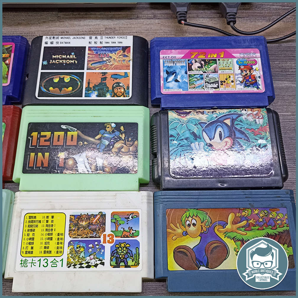 Vintage Retro Game Collection, Bid For All, Not Tested!!!