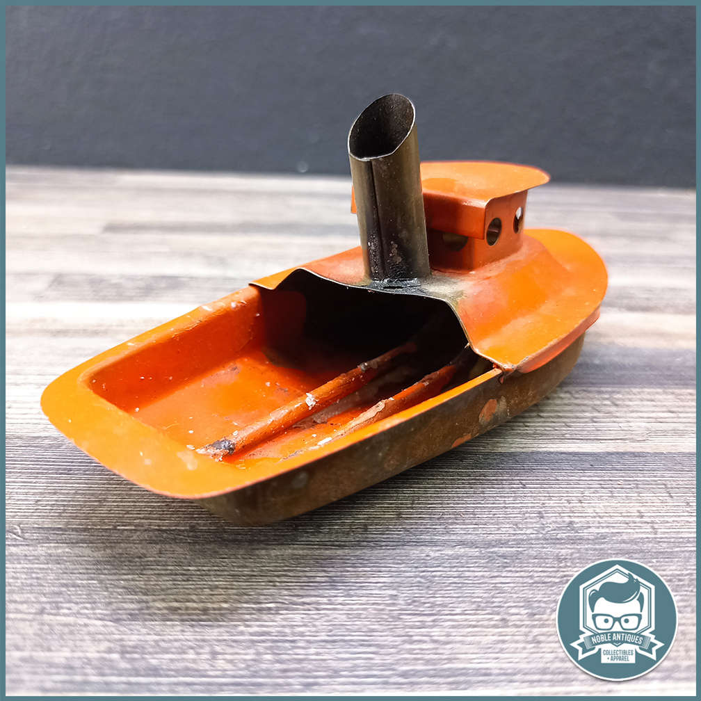 Vintage Tinplate Putt-Putt boat with steam/candle drive!!!