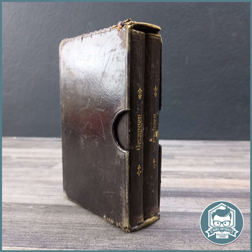 Antique Boer War Leather Covered Dutch PSALMEN and Gezangen !!!