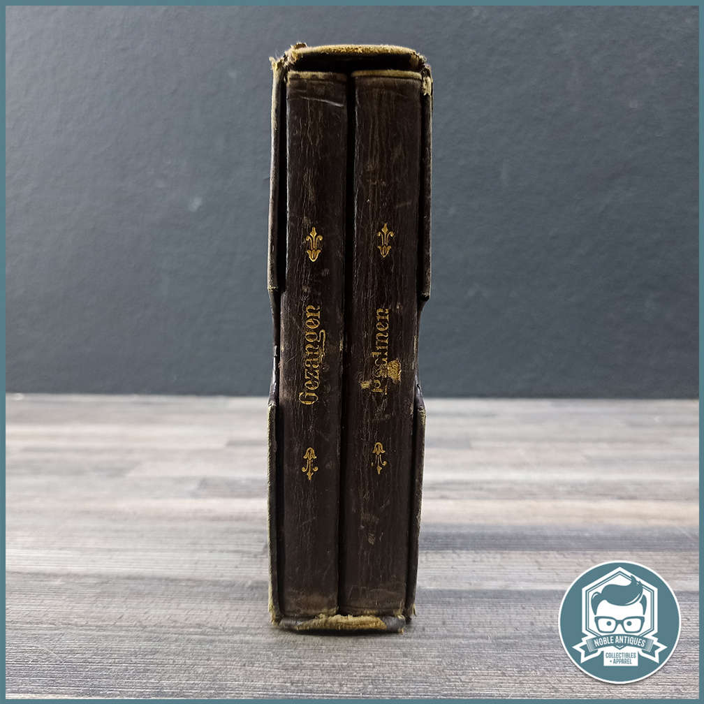 Antique Boer War Leather Covered Dutch PSALMEN and Gezangen !!!