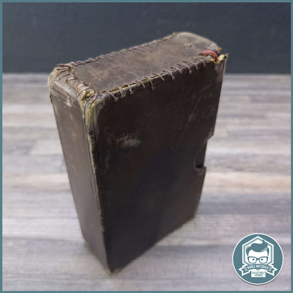 Antique Boer War Leather Covered Dutch PSALMEN and Gezangen !!!