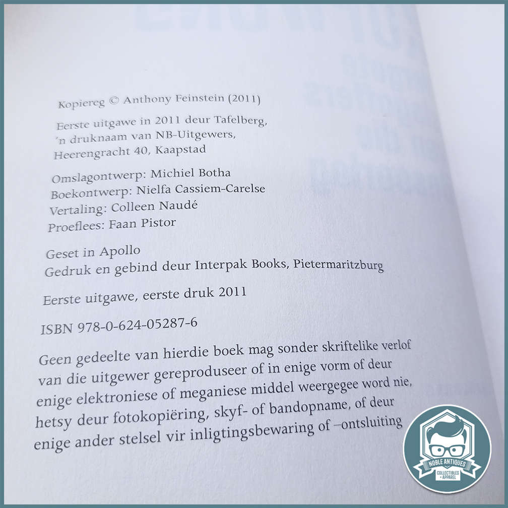 Kopwond Book by Anthony Feinstein!!!