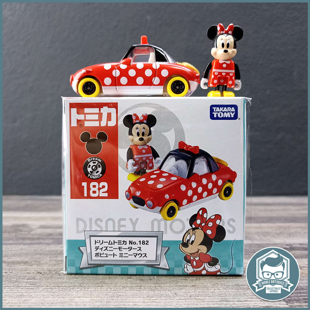 Takara Tomica Boxed Die Cast Metal No.182 Disney Motors Popute Minnie Mouse (Japan Import)!!!