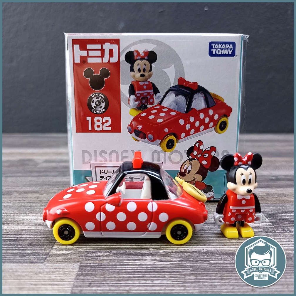 Takara Tomica Boxed Die Cast Metal No.182 Disney Motors Popute Minnie Mouse (Japan Import)!!!