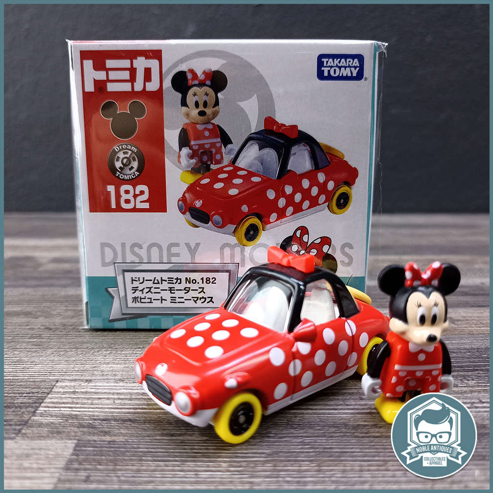Takara Tomica Boxed Die Cast Metal No.182 Disney Motors Popute Minnie Mouse (Japan Import)!!!
