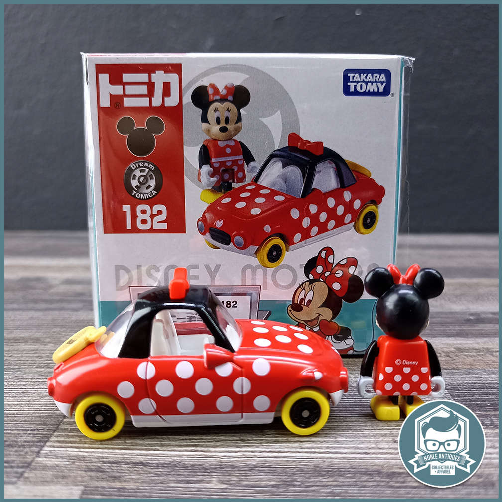 Takara Tomica Boxed Die Cast Metal No.182 Disney Motors Popute Minnie Mouse (Japan Import)!!!