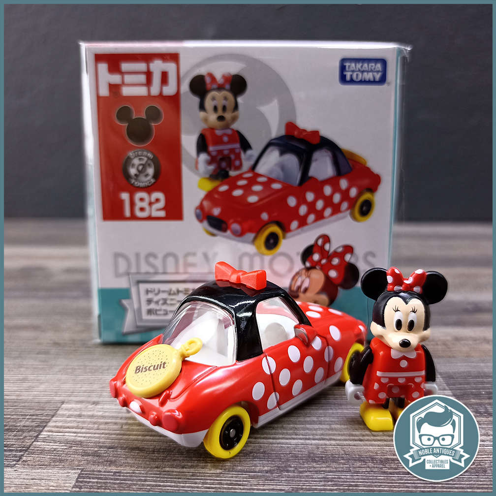 Takara Tomica Boxed Die Cast Metal No.182 Disney Motors Popute Minnie Mouse (Japan Import)!!!