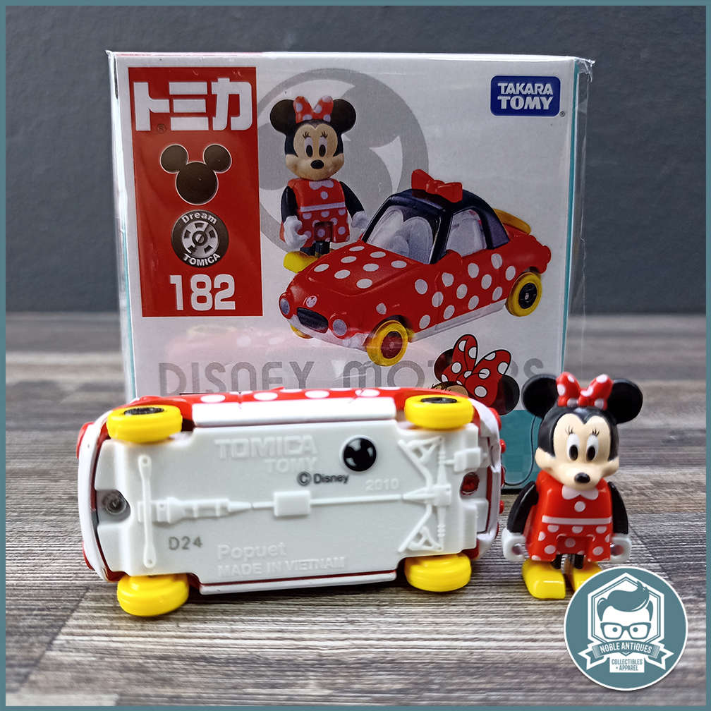 Takara Tomica Boxed Die Cast Metal No.182 Disney Motors Popute Minnie Mouse (Japan Import)!!!