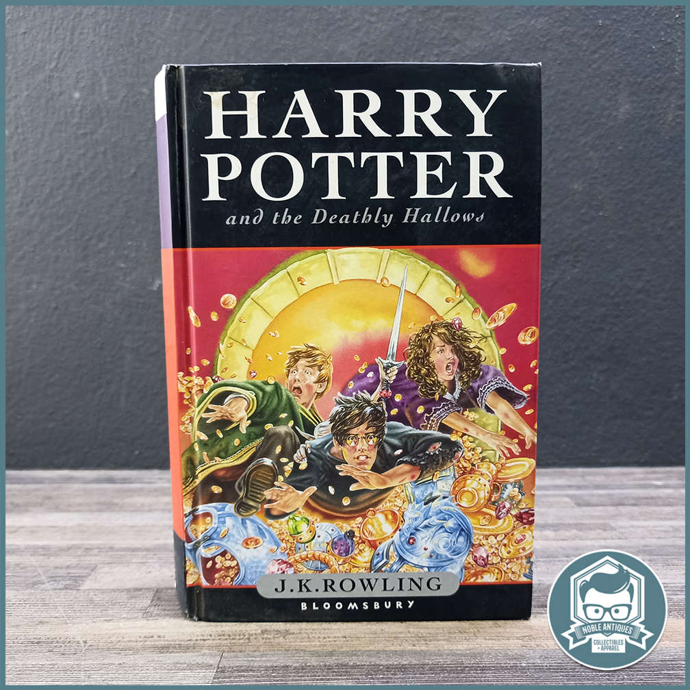 First Edition Hard Cover Harry Potter and the Deathly Hallows Novel by J. K. Rowling!!!