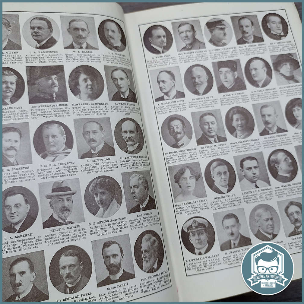 Antique, Leather Spine Book Collection Peoples of all Nations!!!