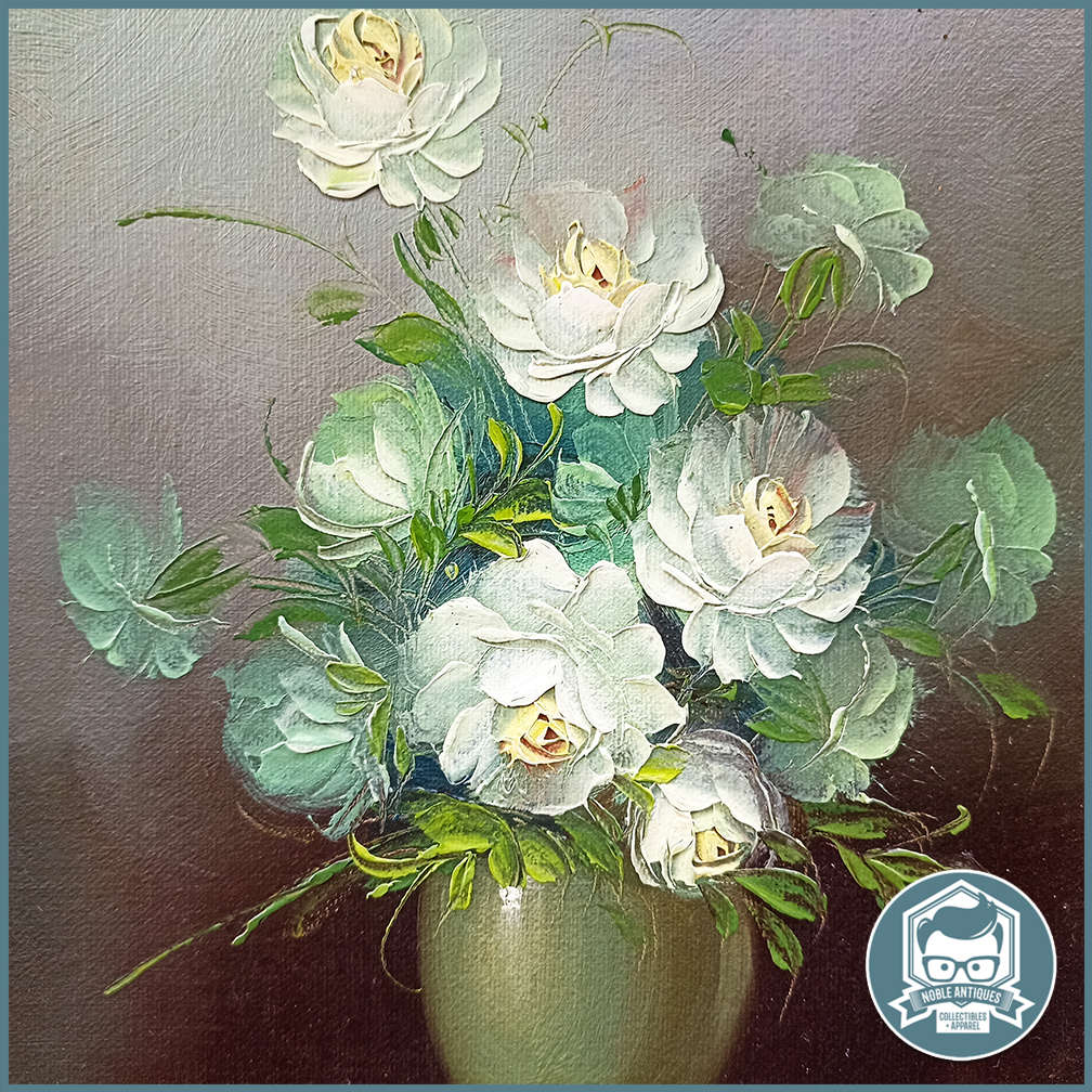 Beautiful Vintage Still Life Oil Painting by Robert Cox!!!