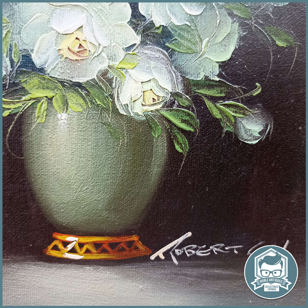 Beautiful Vintage Still Life Oil Painting by Robert Cox!!!