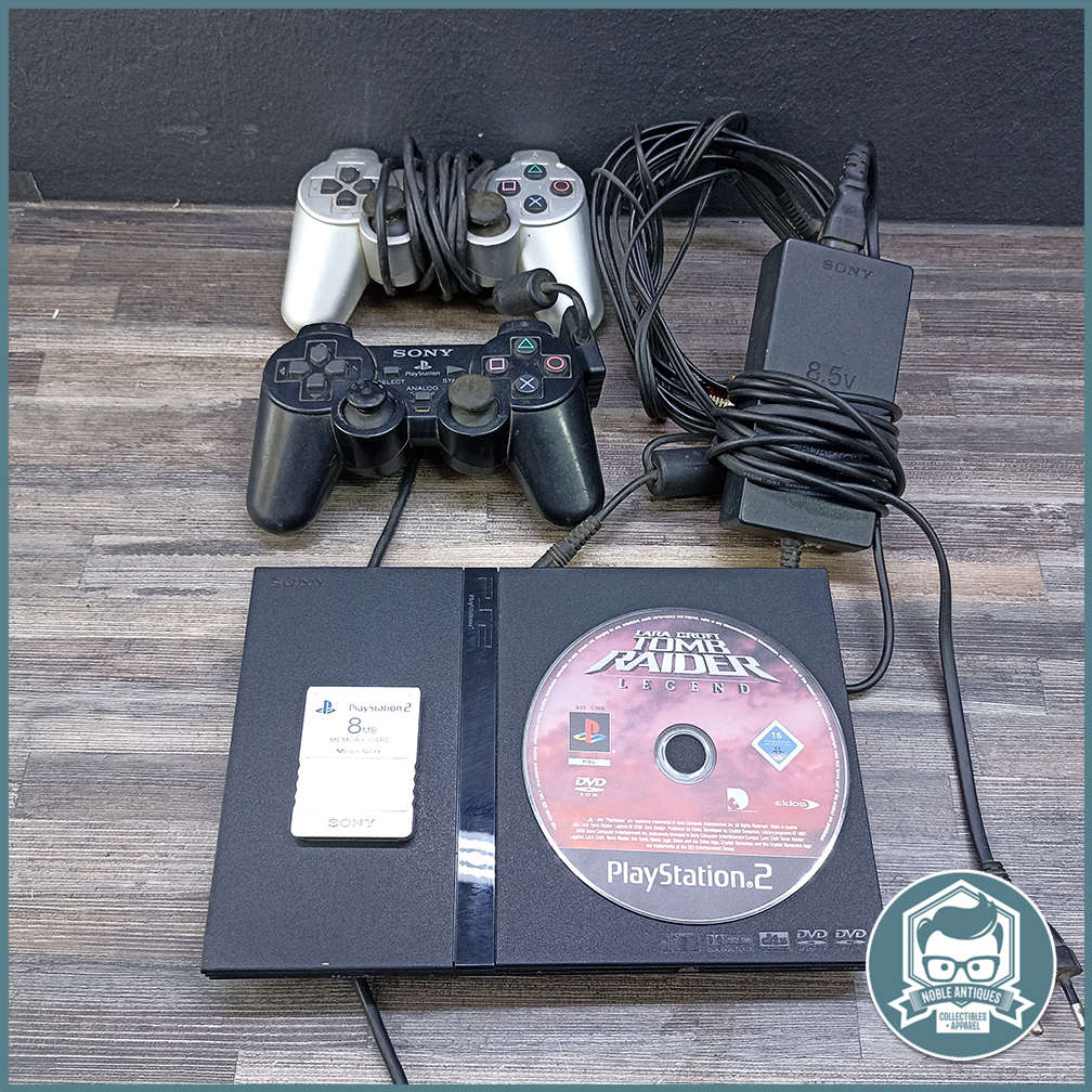 Working Sony PlayStation 2, Two Remotes, Cables and 1 Game!!!