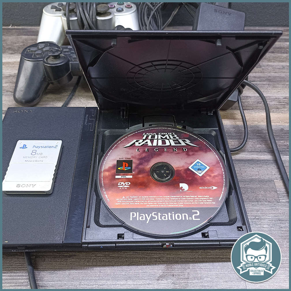 Working Sony PlayStation 2, Two Remotes, Cables and 1 Game!!!