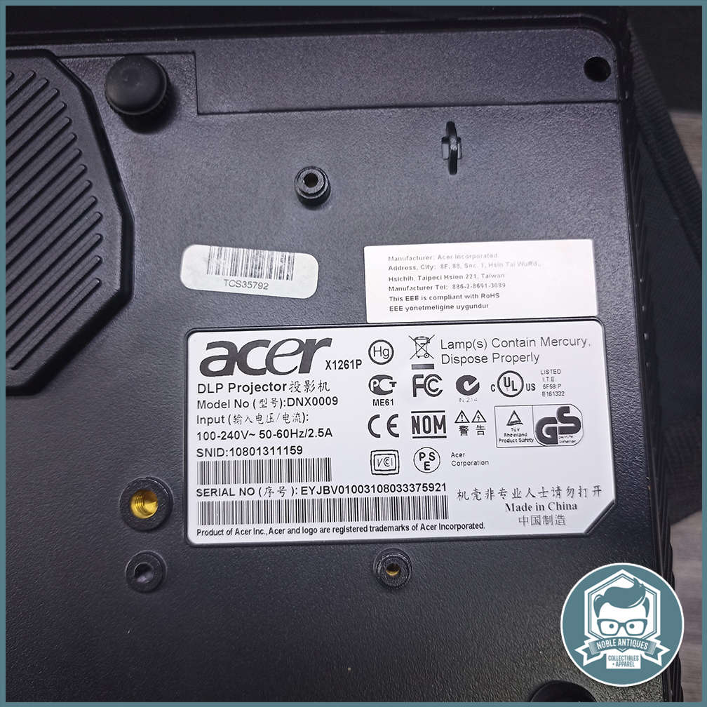 Complete Acer DNX 0009 Projector!!!