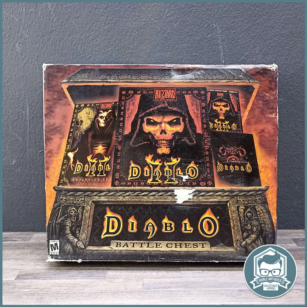 Boxed Big Box Diablo Battle Chest (PC, 2001) Game Collection!!!