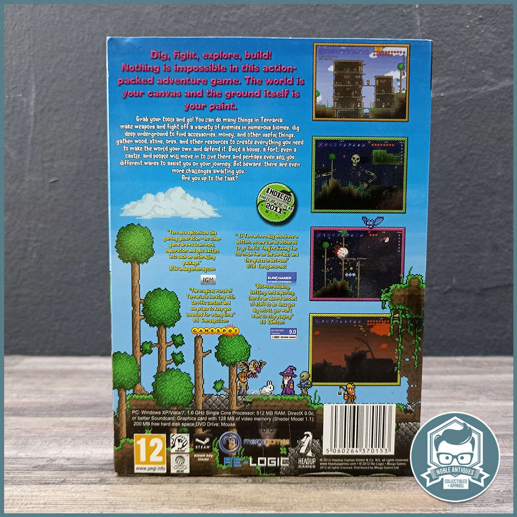Vintage Boxed PC Terraria - Collector's Edition, Incl. Manual!!!