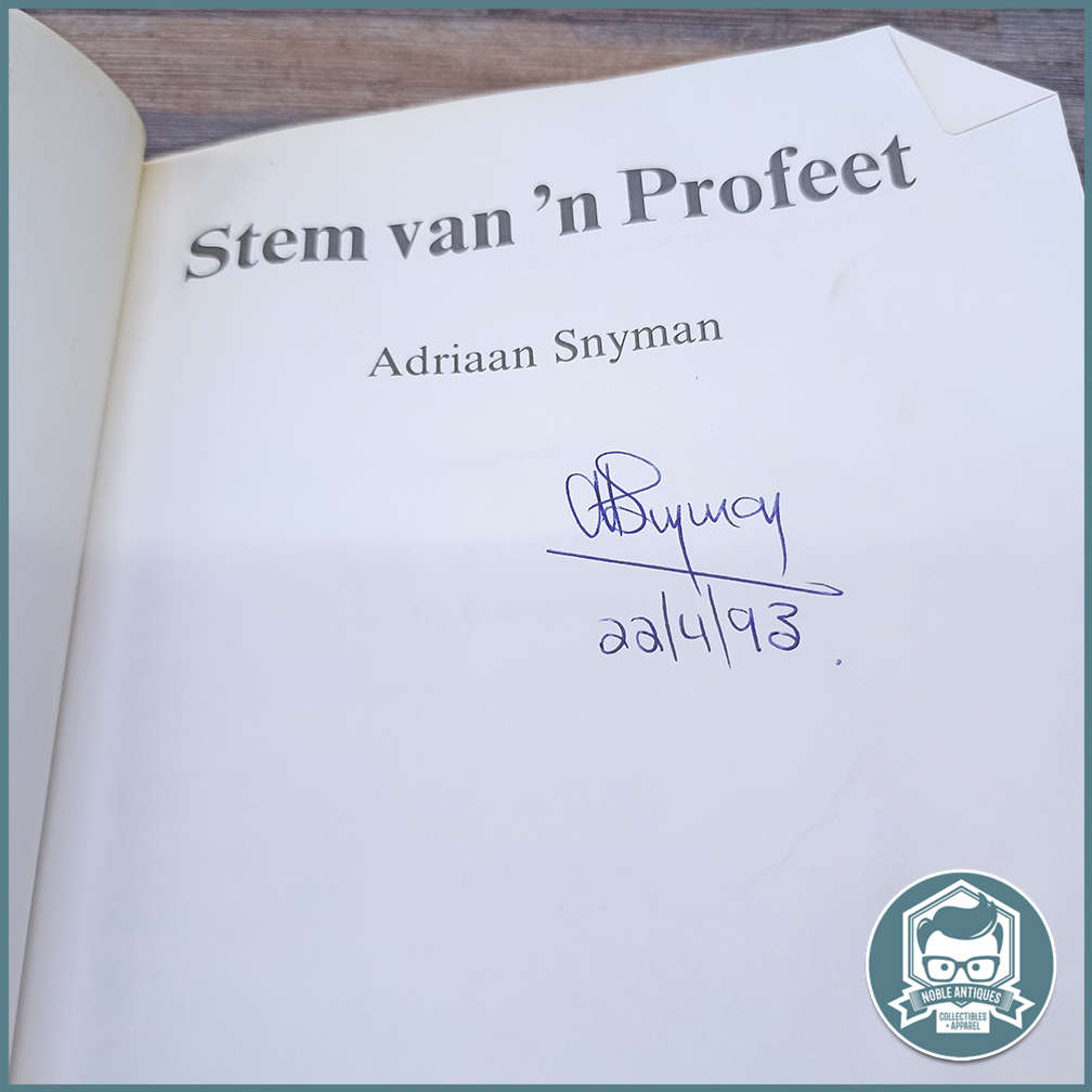 Stem van die Profeet Book by Adriaan Snyman !!!
