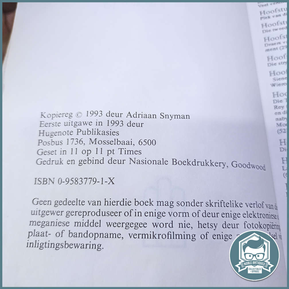 Stem van die Profeet Book by Adriaan Snyman !!!