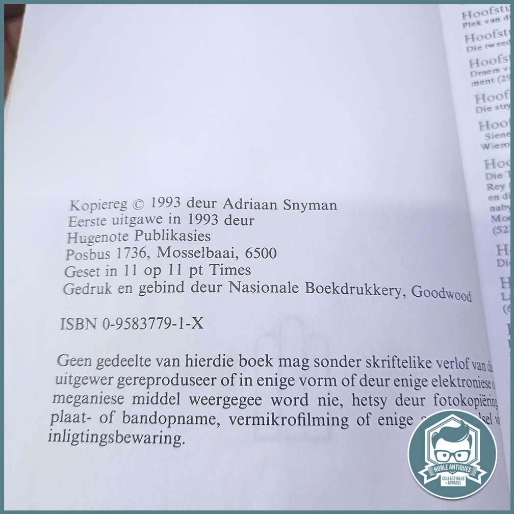 Stem van die Profeet Book by Adriaan Snyman !!!