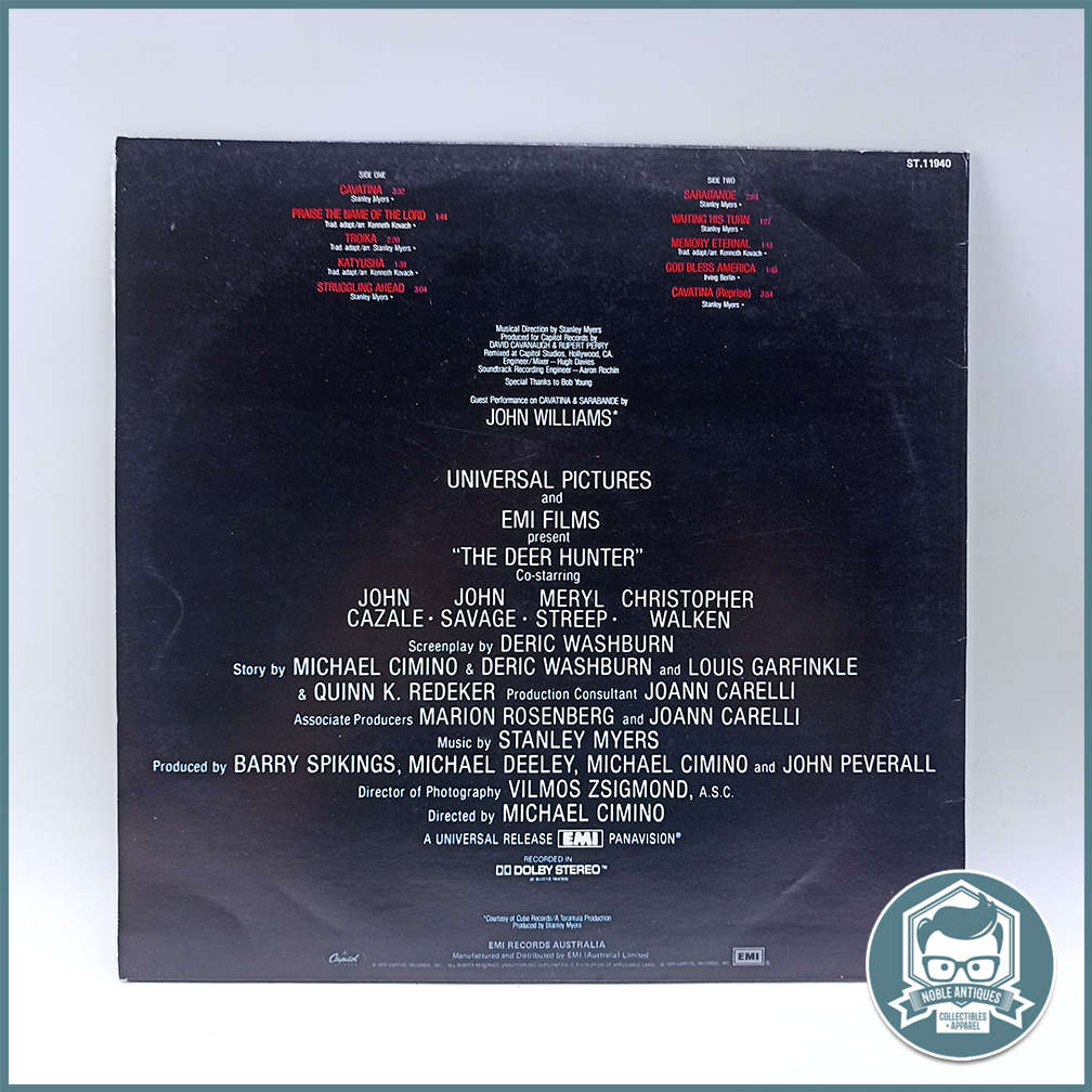 The Deer Hunter: Original Soundtrack LP!!! Fantastic Condition!!!