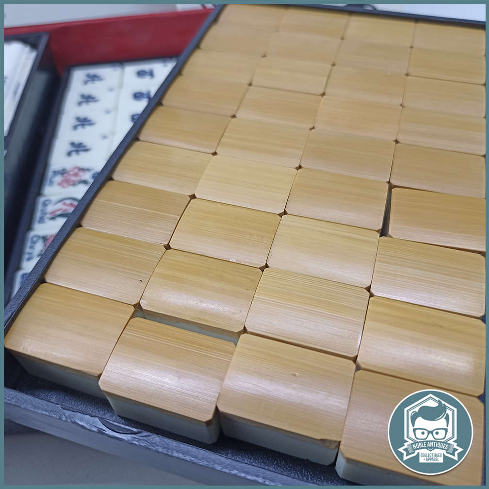 Vintage Boxed Mahjong Game Bamboo Base on Tiles!!!