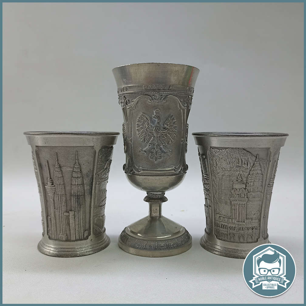 Highly Detailed Pewter Goblets, German, Royal Selangor!!!