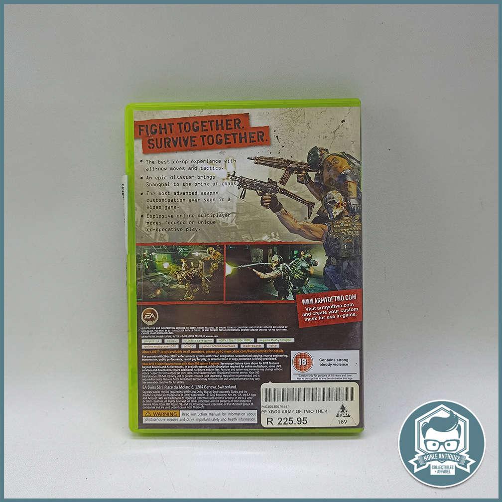 ARMY OF TWO: THE 40TH DAY (Xbox 360)!!!