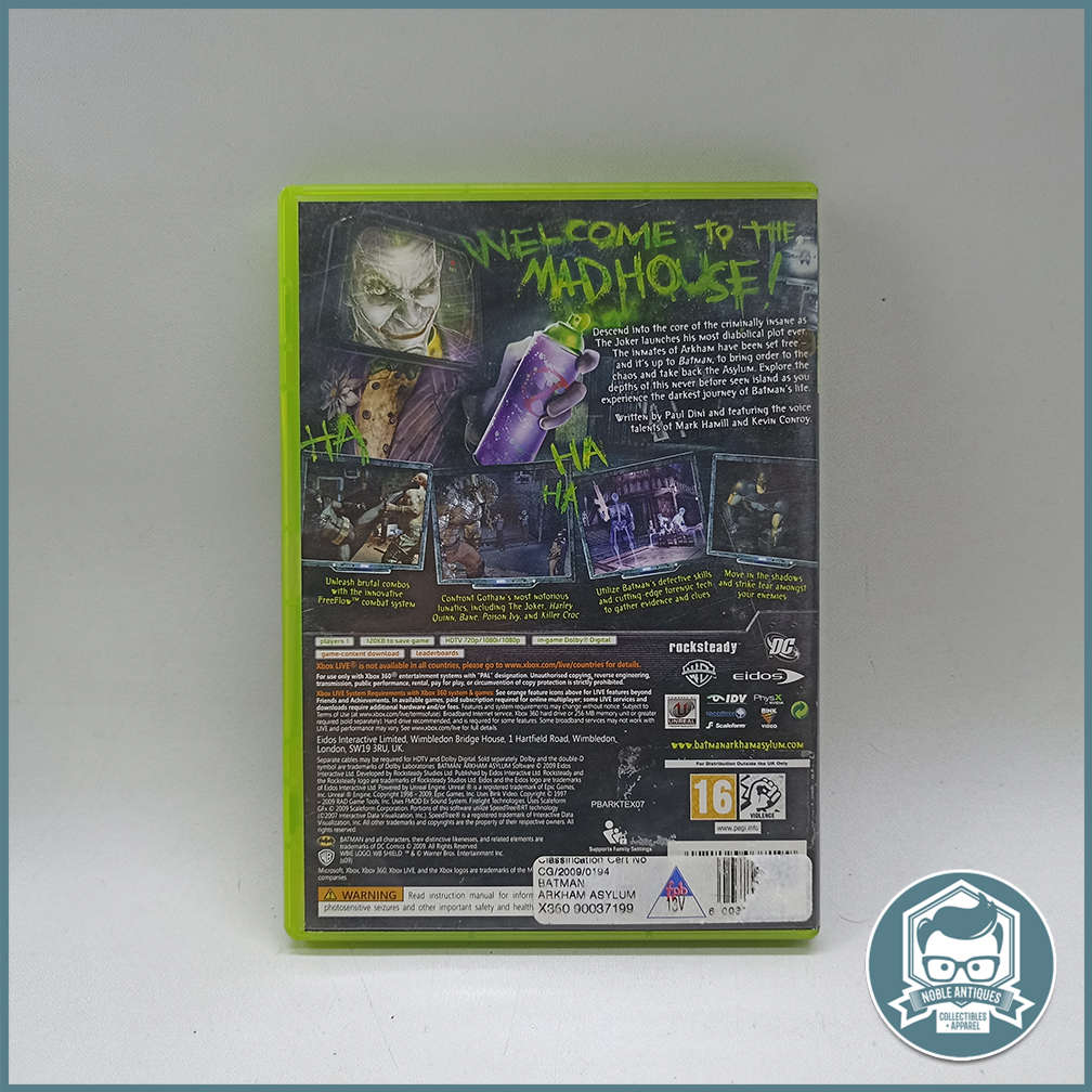 Batman: Arkham Asylum (Xbox 360)!!!