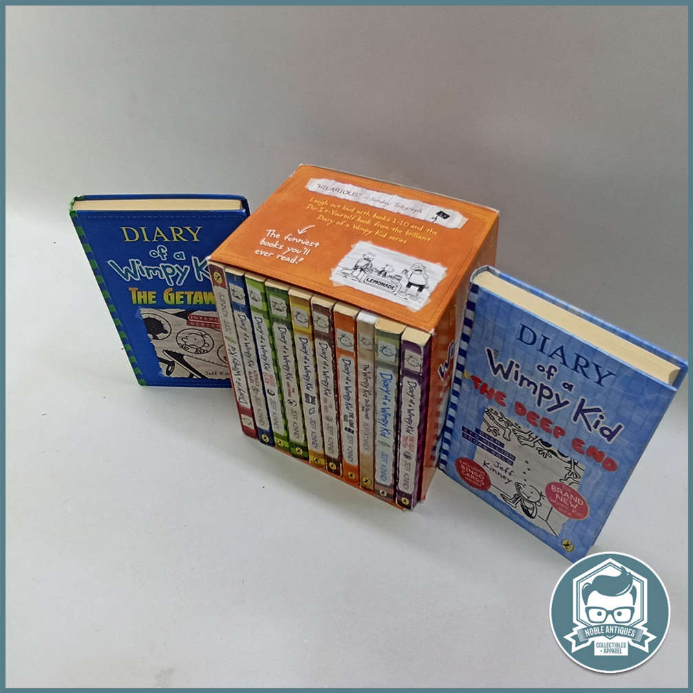 Diary Of A Wimpy Kid Box and Book Collection!!!