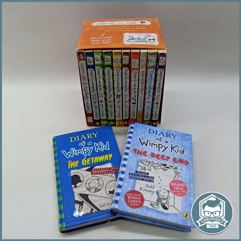 Diary Of A Wimpy Kid Box and Book Collection!!!