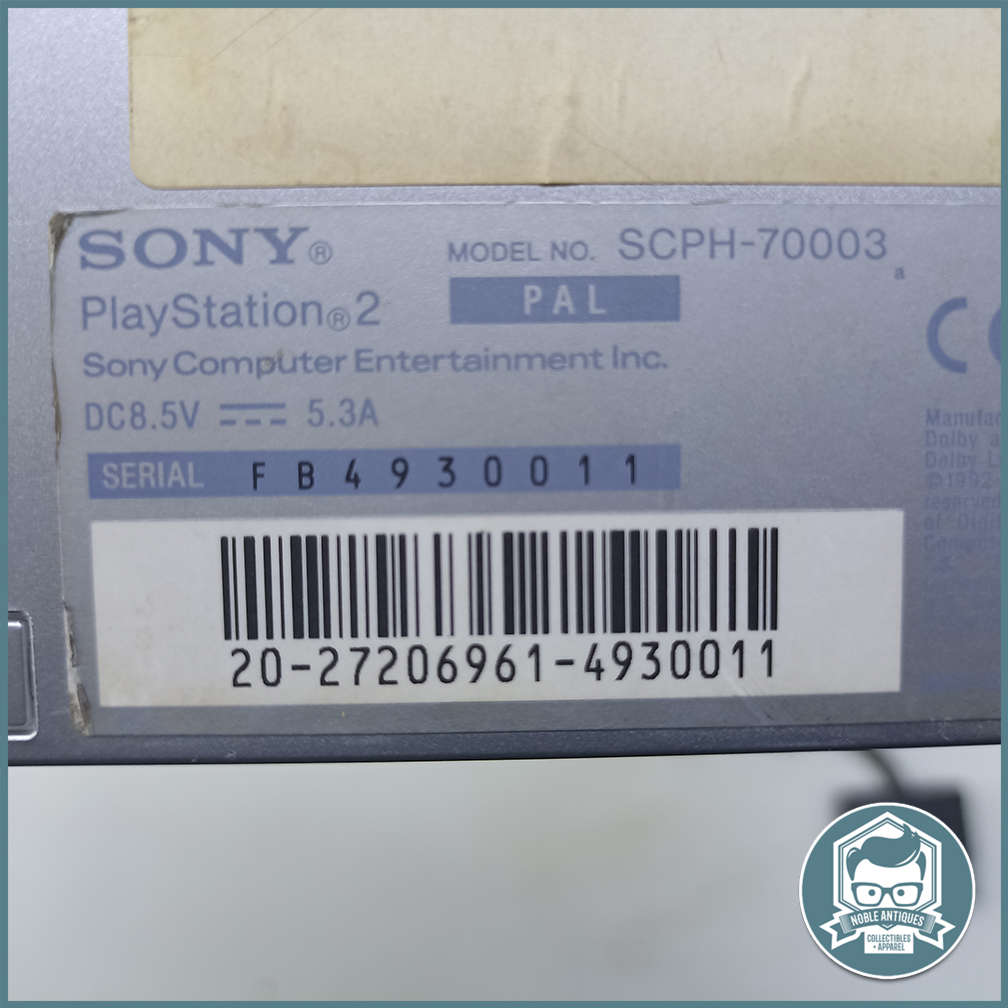 Faulty PlayStation 2 Console with Cables and 1 Remote