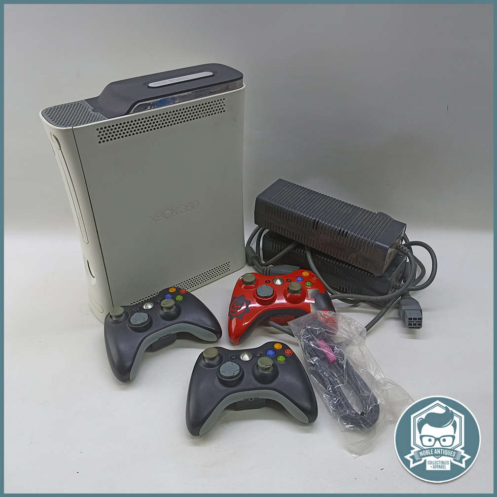 Working X Box360 128gig with 3 Remotes and Back Up Power Supply!!!