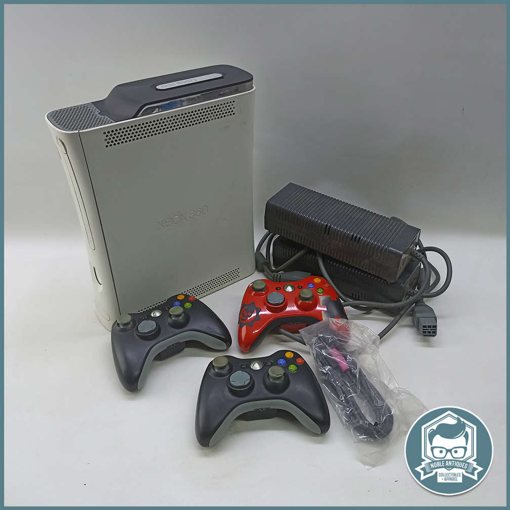 Working X Box360 128gig with 3 Remotes and Back Up Power Supply!!!