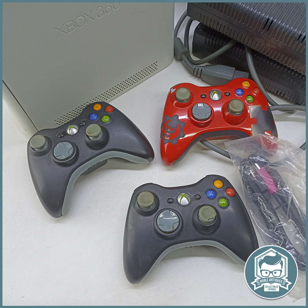 Working X Box360 128gig with 3 Remotes and Back Up Power Supply!!!