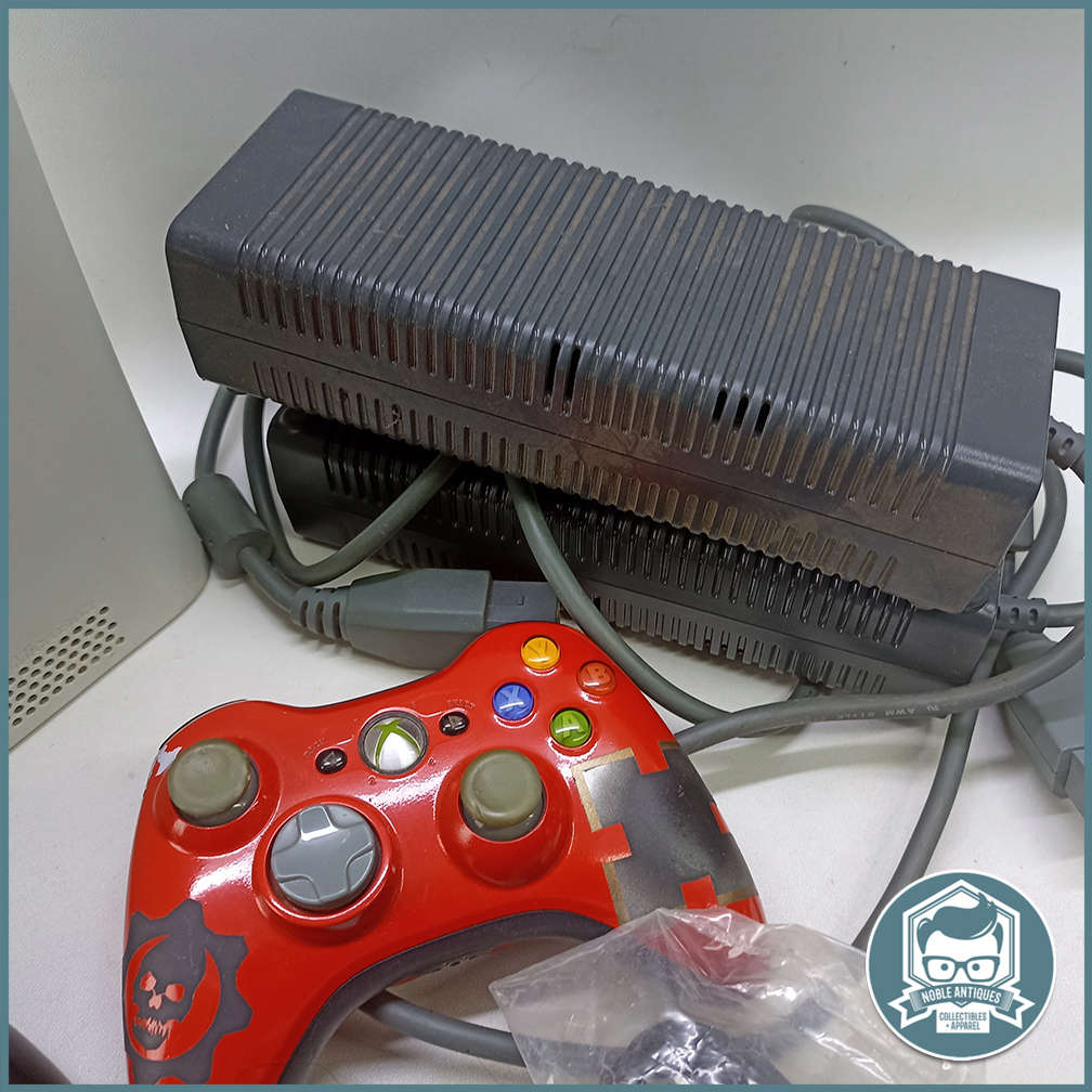 Working X Box360 128gig with 3 Remotes and Back Up Power Supply!!!