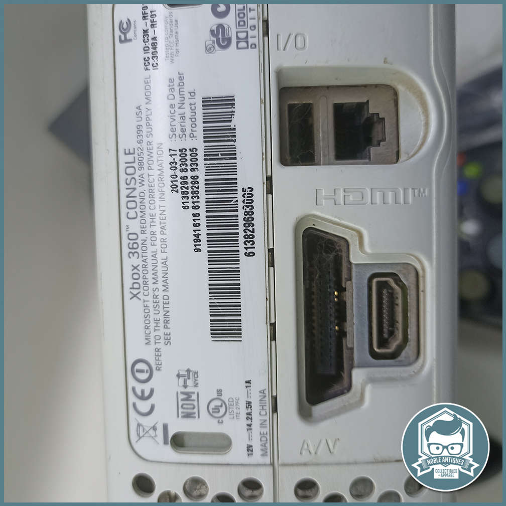 Working X Box360 128gig with 3 Remotes and Back Up Power Supply!!!