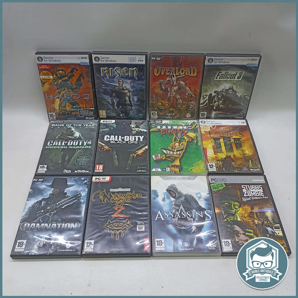 Large Vintage Collectible PC Game Collection - Bid For All!!!