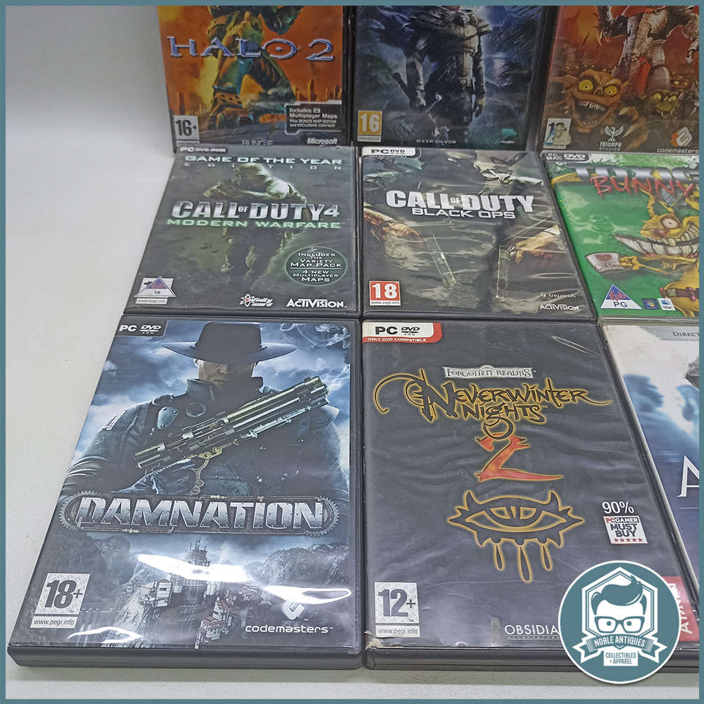Large Vintage Collectible PC Game Collection - Bid For All!!!