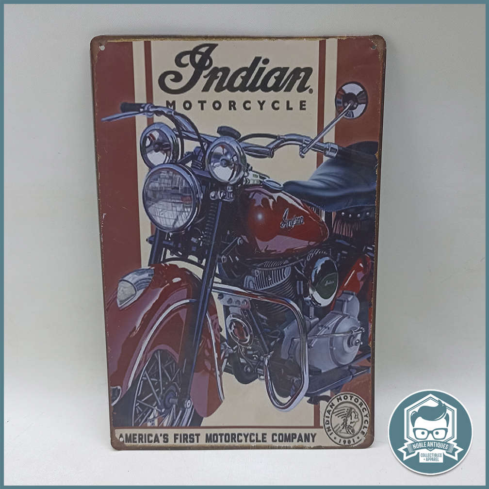 Indian Motorcycle Vintage Retro Metal Signs!!