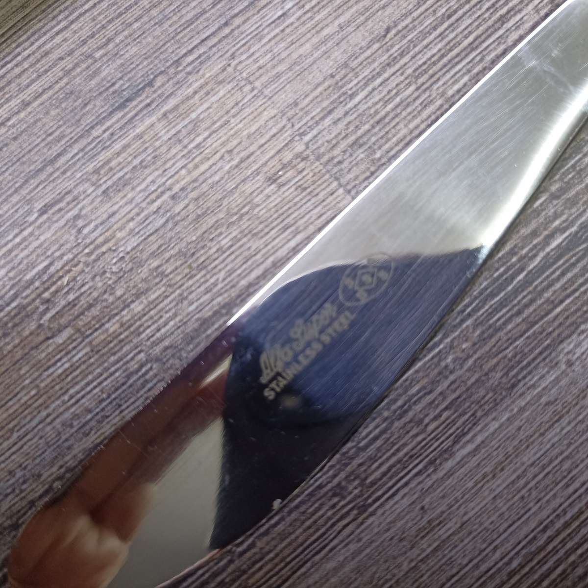 Vintage Large Wood Boxed Cutlery Set, Still Plastic sleeves - 12 Of Everything!!!