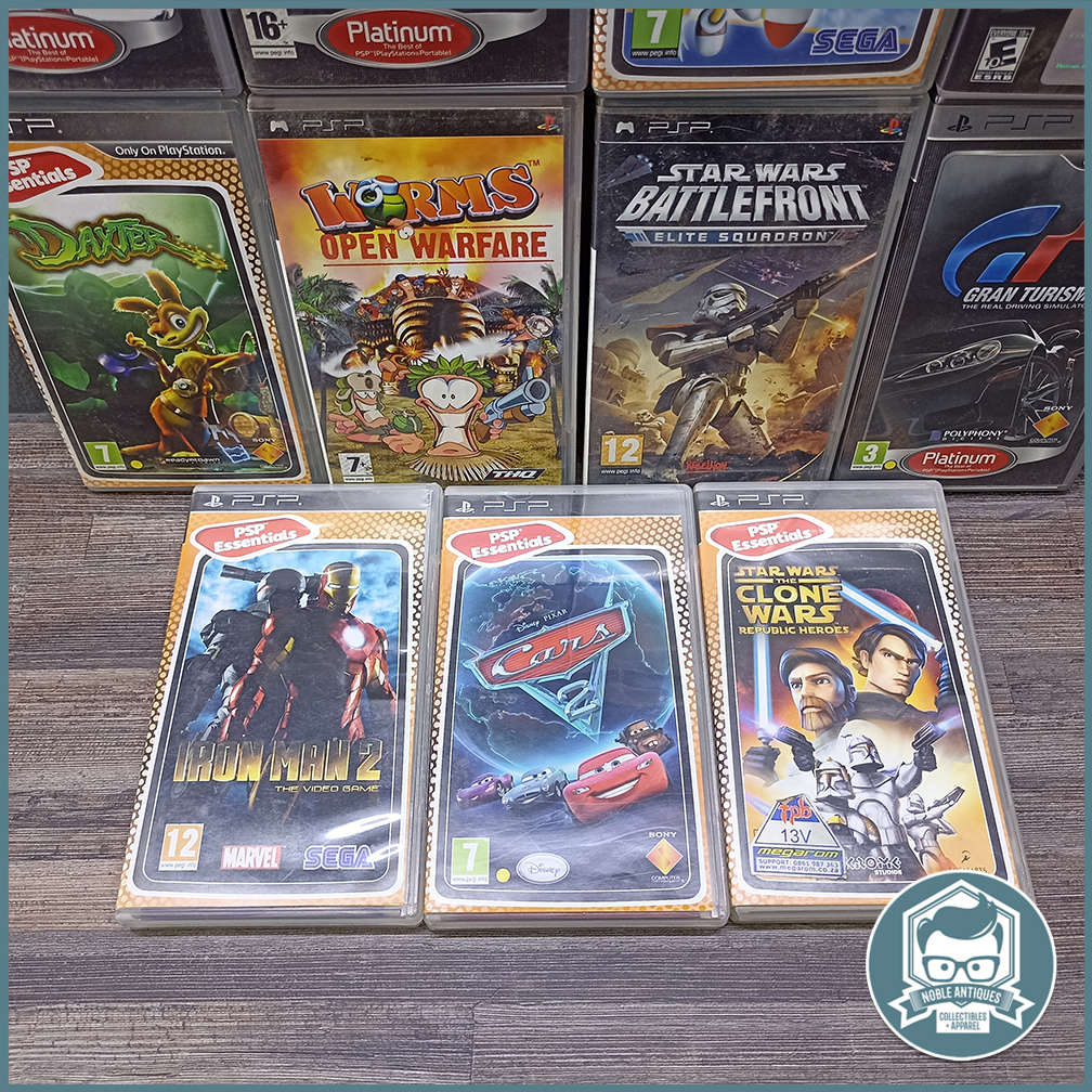 Large Sony PSP Game Collection - Manuals Included - Set 2