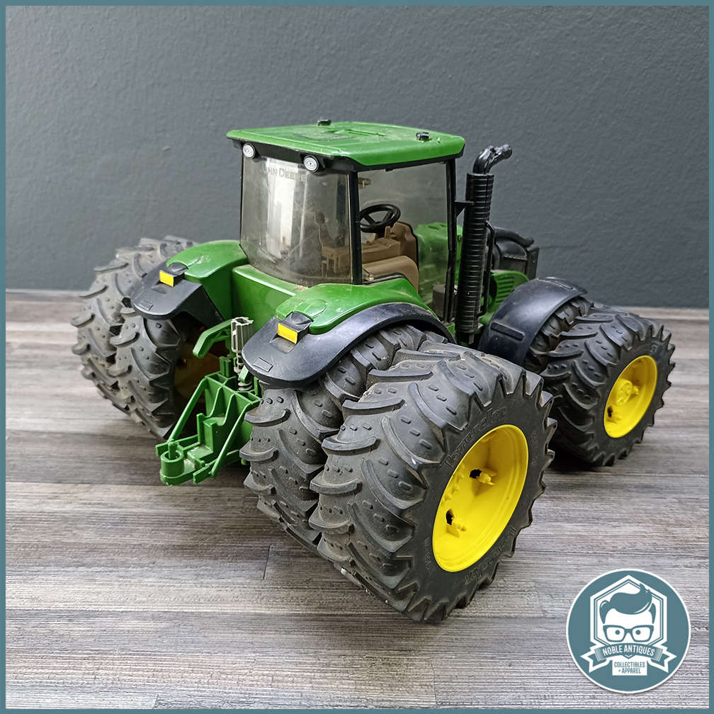 Bruder John Deere tractor with twin tyres