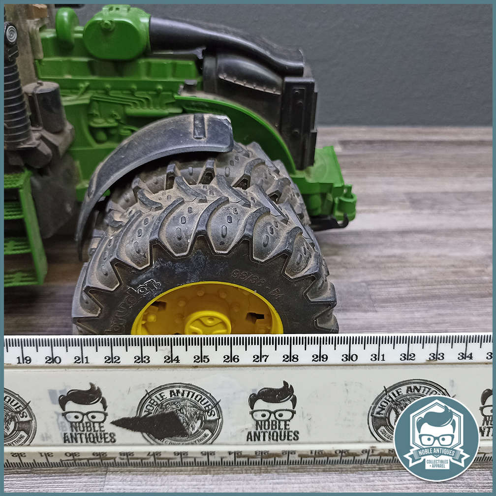 Bruder John Deere tractor with twin tyres