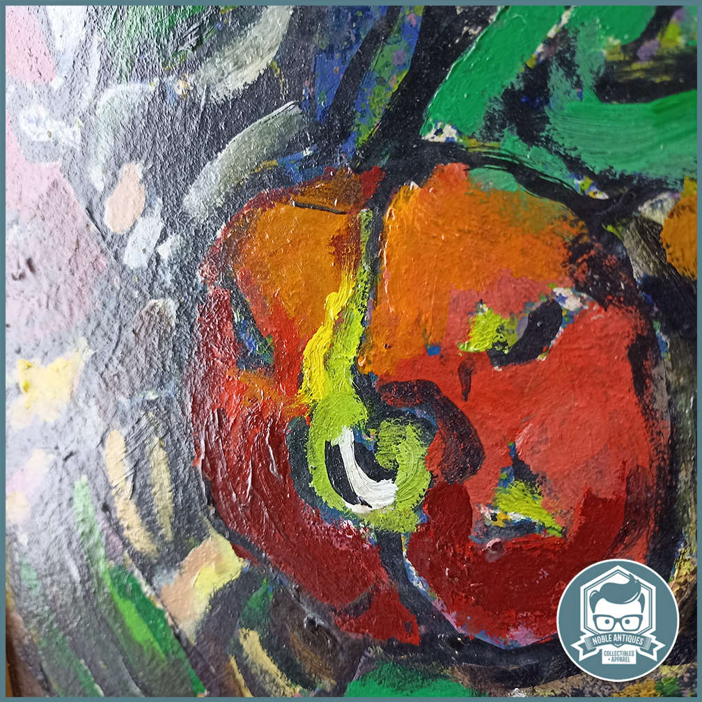 Large Framed Signed Original Michele Nigrini Oil on Board Still Life 800mm x 600mm